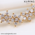 91902 xuping China wholesale light weight gold stud earring, unique 18k gold earring for girls